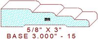 Baseboard 3" - 15