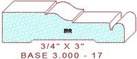 Baseboard 3" - 17 Baseboard 3" - 17
