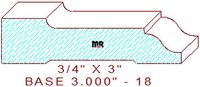 Baseboard 3" - 18 Baseboard 3" - 18