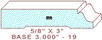 Baseboard 3" - 19