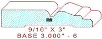 Baseboard 3" - 6 Baseboard 3" - 6