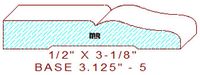Baseboard 3-1/8" - 5 Baseboard 3-1/8" - 5