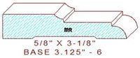 Baseboard 3-1/8" - 6 Baseboard 3-1/8" - 6
