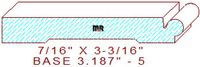 Baseboard 3-3/16" - 5 Baseboard 3-3/16" - 5