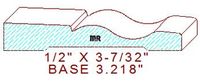 Baseboard 3-7/32" Baseboard 3-7/32"