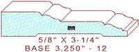 Baseboard 3-1/4" - 12 Baseboard 3-1/4" - 12