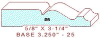 Baseboard 3-1/4" - 25 Baseboard 3-1/4" - 25