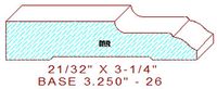 Baseboard 3-1/4" - 26 Baseboard 3-1/4" - 26