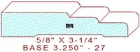 Baseboard 3-1/4" - 27