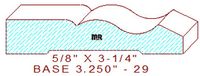 Baseboard 3-1/4" - 29 Baseboard 3-1/4" - 29