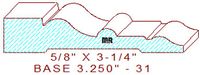 Baseboard 3-1/4" - 31 Baseboard 3-1/4" - 31