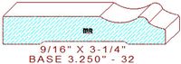 Baseboard 3-1/4" - 32