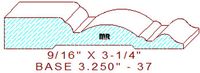 Baseboard 3-1/4" - 37 Baseboard 3-1/4" - 37