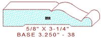 Baseboard 3-1/4" - 38 Baseboard 3-1/4" - 38