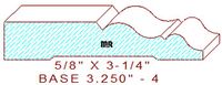 Baseboard 3-1/4" - 4