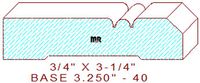 Baseboard 3-1/4" - 40 