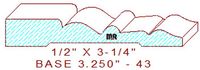 Baseboard 3-1/4" - 43 Baseboard 3-1/4" - 43
