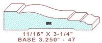 Baseboard 3-1/4" - 47 Baseboard 3-1/4" - 47