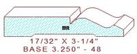 Baseboard 3-1/4" - 48 Baseboard 3-1/4" - 48