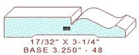 Baseboard 3-1/4" - 48