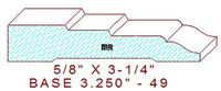 Baseboard 3-1/4" - 49 Baseboard 3-1/4" - 49