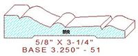 Baseboard 3-1/4" - 51 Baseboard 3-1/4" - 51