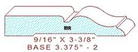 Baseboard 3-3/8" - 2 Baseboard 3-3/8" - 2