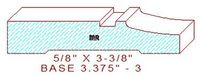 Baseboard 3-3/8" - 3 Baseboard 3-3/8" - 3