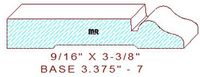 Baseboard 3-3/8" - 7 Baseboard 3-3/8" - 7