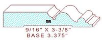 Baseboard 3-3/8" Baseboard 3-3/8"