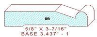 Baseboard 3-7/16" - 1 Baseboard 3-7/16" - 1