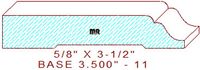 Baseboard 3-1/2" - 11 