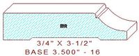 Baseboard 3-1/2" - 16 