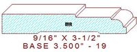 Baseboard 3-1/2" - 19 Baseboard 3-1/2" - 19