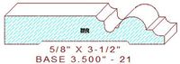 Baseboard 3-1/2" - 21 Baseboard 3-1/2" - 21