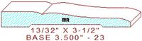 Baseboard 3-1/2" - 23 Baseboard 3-1/2" - 23