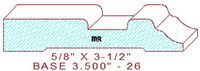 Baseboard 3-1/2" - 26