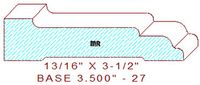 Baseboard 3-1/2" - 27 Baseboard 3-1/2" - 27
