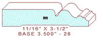 Baseboard 3-1/2" - 28 Baseboard 3-1/2" - 28