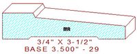 Baseboard 3-1/2" - 29 Baseboard 3-1/2" - 29