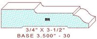 Baseboard 3-1/2" - 30 Baseboard 3-1/2" - 30