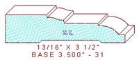 Baseboard 3-1/2" - 31 Baseboard 3-1/2" - 31
