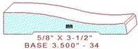 Baseboard 3-1/2" - 34 Baseboard 3-1/2" - 34