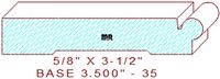 Baseboard 3-1/2" - 35 Baseboard 3-1/2" - 35