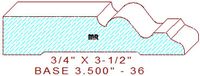 Baseboard 3-1/2" - 36