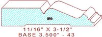 Baseboard 3-1/2" - 43 Baseboard 3-1/2" - 43
