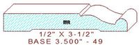 Baseboard 3-1/2" - 49 Baseboard 3-1/2" - 49