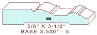 Baseboard 3-1/2" - 5 Baseboard 3-1/2" - 5