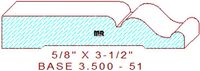 Baseboard 3-1/2" - 51