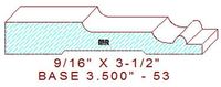Baseboard 3-1/2" - 53 Baseboard 3-1/2" - 53